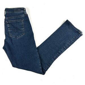 Adriano Goldschmied The Mari High Rise Straight Jeans Womens 27 Blue Dark Wash